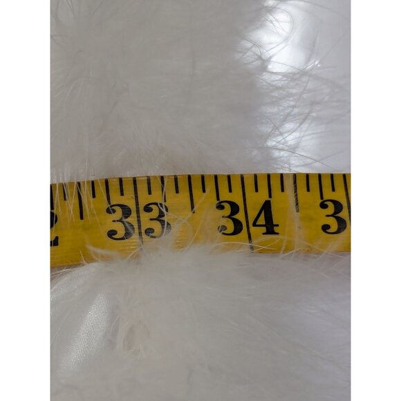 In Bloom by Jonquil sz S Hope Faux Feather Trim Satin Chemise Intimate Feminine - Picture 15 of 15